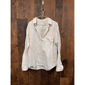 Rag & Bone Women’s 1/3 Button Up Long Sleeve Stripe Shirt XS EUC